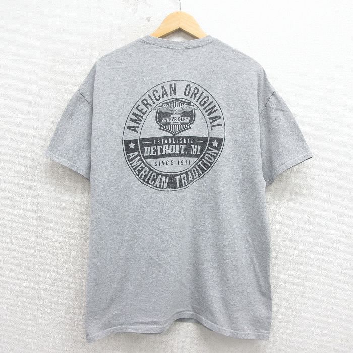 00s 半袖Tシャツ シボレー グレー XL | 古着
