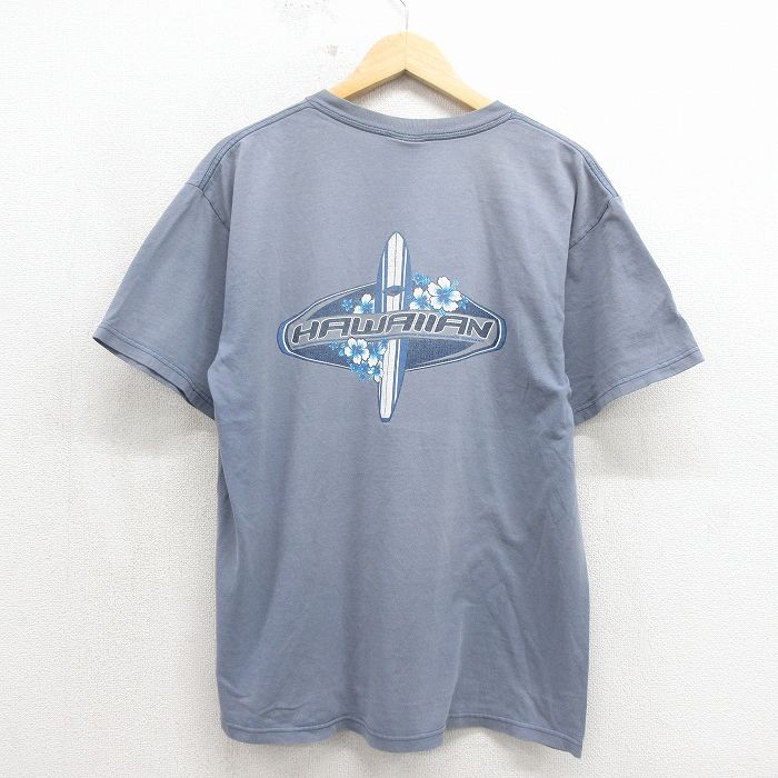00s 半袖Tシャツ サーフボード ネイビー L | 古着