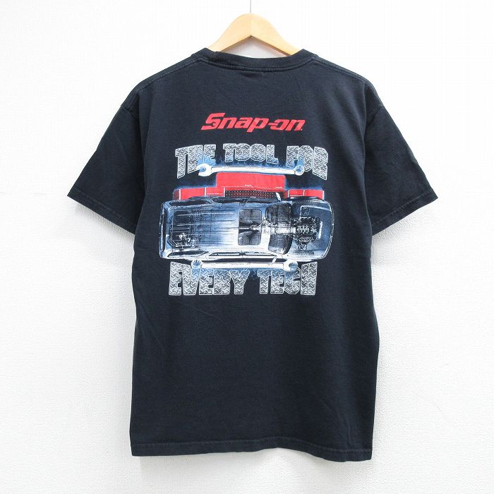 フルーツオブザルーム 00s 半袖Tシャツ スナップオン車 ブラック L | 古着