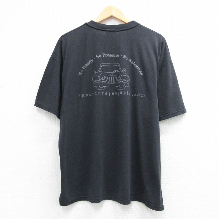 ヘインズ 00s 半袖Tシャツ RVIS ブラック XL | 古着