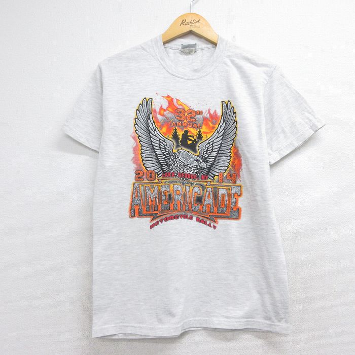 リー 半袖Tシャツ AMERICADE グレー M | 古着