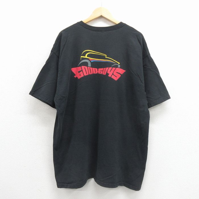 フルーツオブザルーム 00s 半袖Tシャツ ホットロッド ブラック メンズXL相当 | 古着