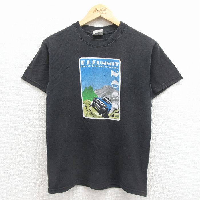 00s 半袖Tシャツ FJクルーザー ブラック メンズS相当 | 古着
