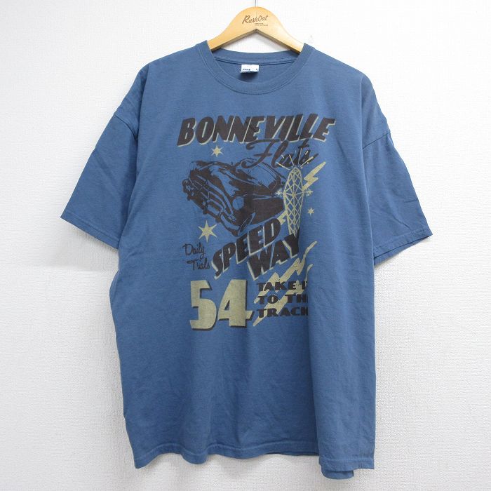 00s 半袖Tシャツ 車 グレー メンズXL相当 | 古着