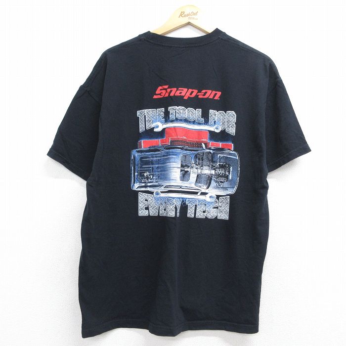 フルーツオブザルーム 00s 半袖Tシャツ スナップオン ホワイト メンズXL相当 | 古着