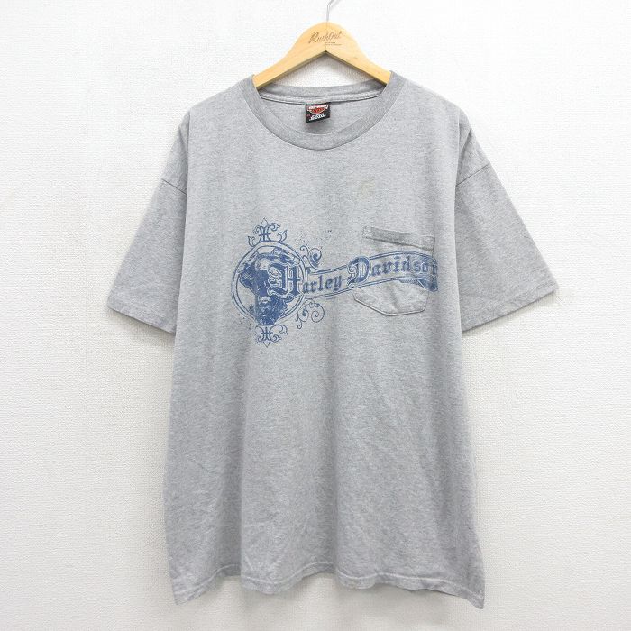 古着通販 XL☆古着 ハーレーダビッドソン 半袖 ビンテージ Tシャツ