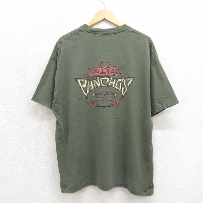 パンチョズ 00s 半袖Tシャツ カーキ メンズXL相当 | 古着