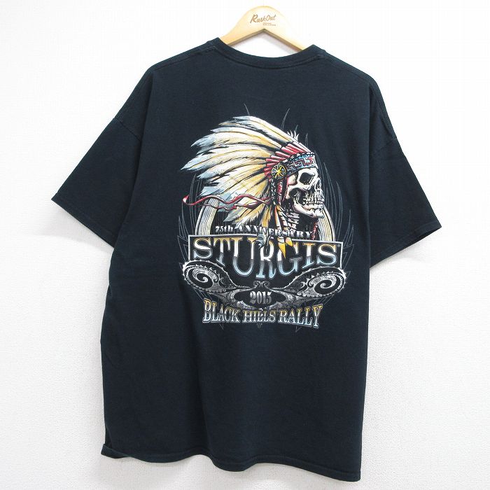 半袖Tシャツ ブラック メンズXL相当 | 古着