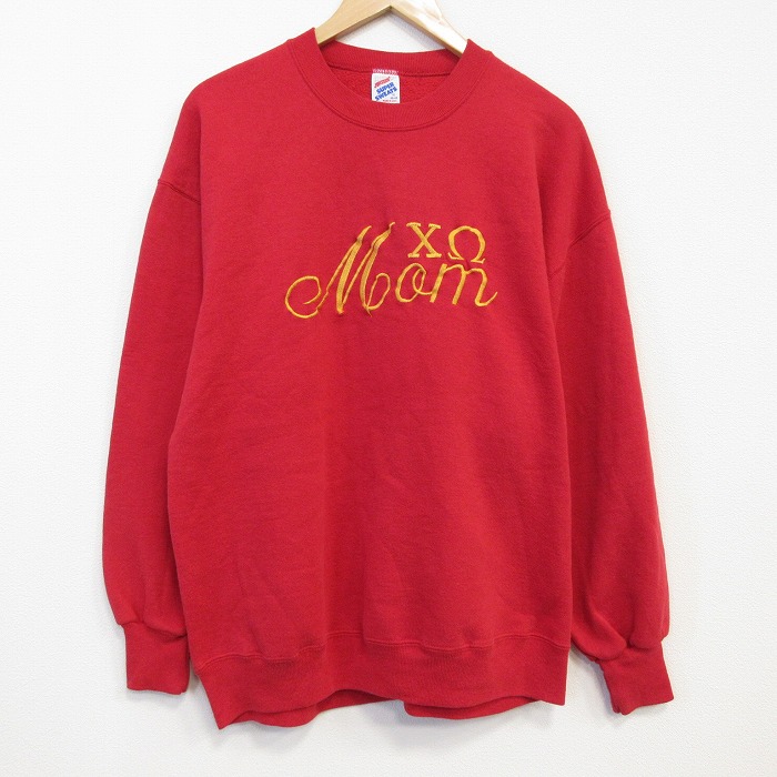 ジャージーズ 90s 長袖スウェット Mom レッド L | 古着