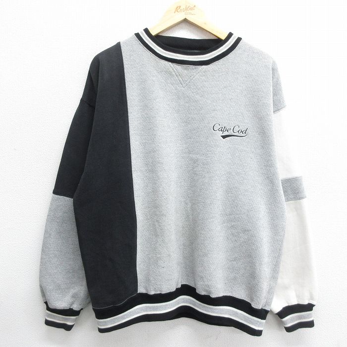00s 長袖スウェット マルチカラー XL | 古着