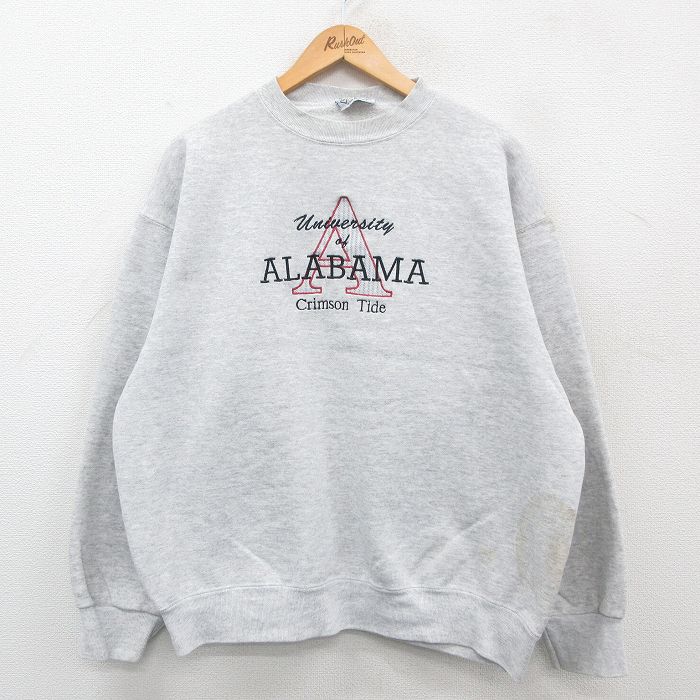 長袖スウェット アラバマ グレー XL | 古着