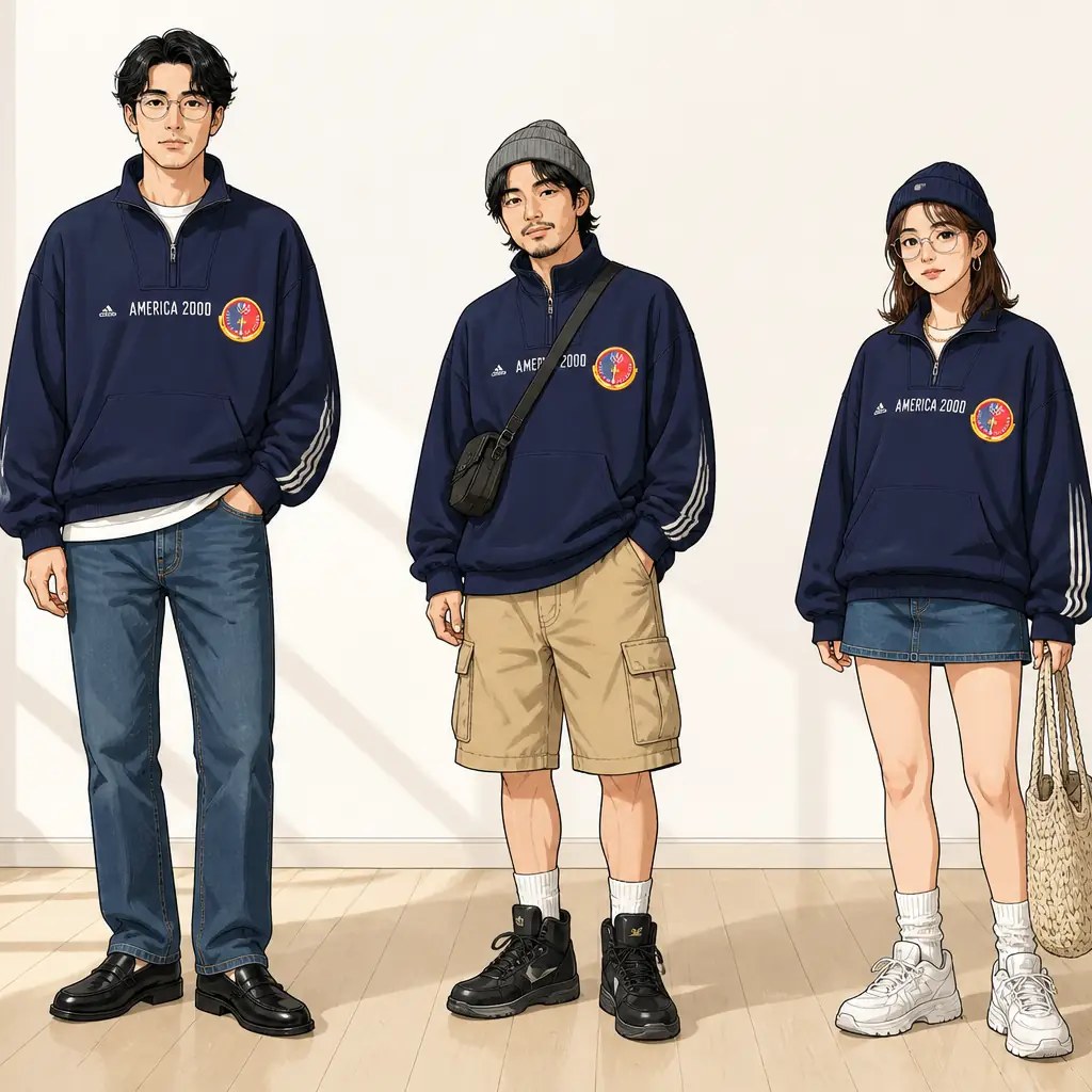 古着通販 XL☆古着 アディダス adidas 長袖 ハーフジップ スウェット