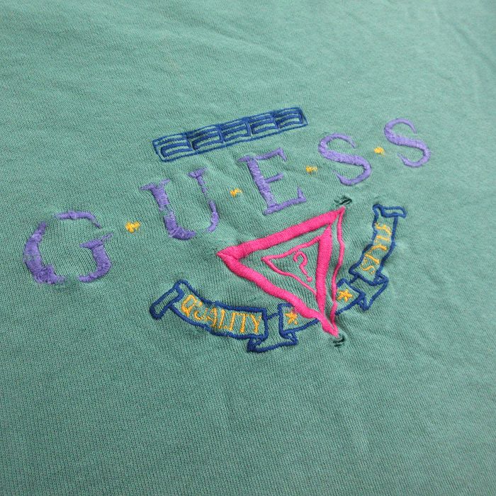 古着通販 L☆古着 ゲス GUESS 長袖 スウェット メンズ 90年代 90s