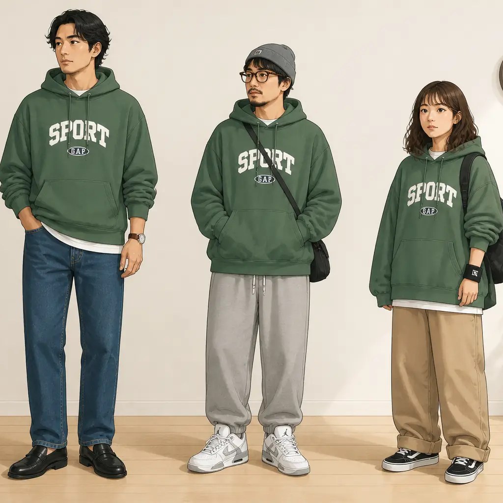 古着通販 XL☆古着 ギャップ GAP 長袖 スウェット パーカー メンズ 00