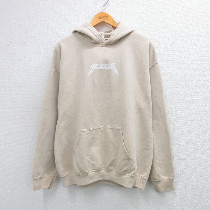 00s パーカー yeezus ベージュ L | 古着