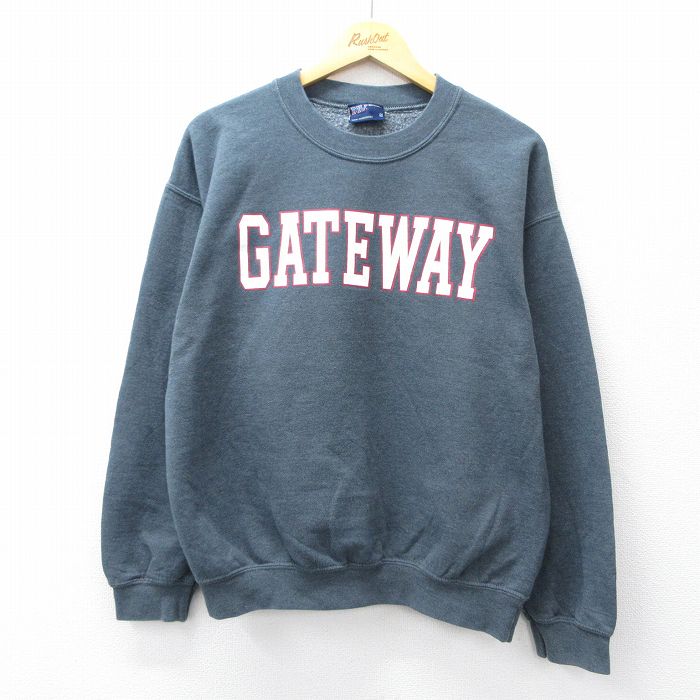 MVスポーツ 長袖スウェット GATEWAY グレー L | 古着