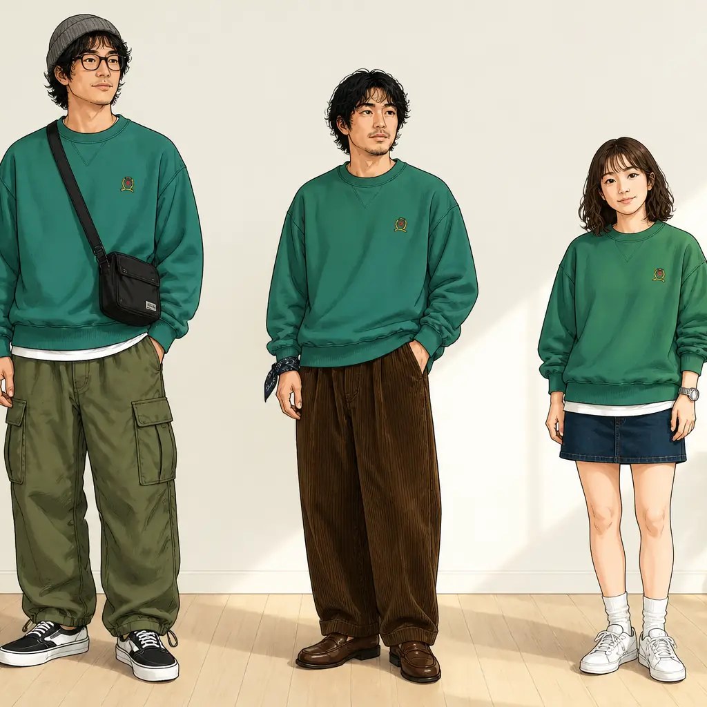 デッドストック 90s ビンテージ トミーヒルフィガー スウェット 古着 XL 古着通販 XL☆古着 トミーヒルフィガー 長袖 ブランド スウェット