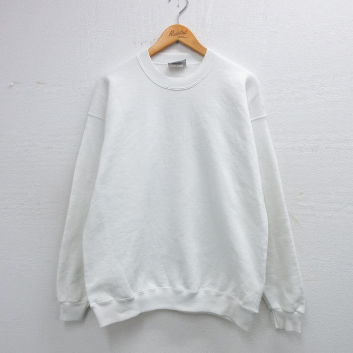 リー 90s 長袖スウェット ホワイト L | 古着