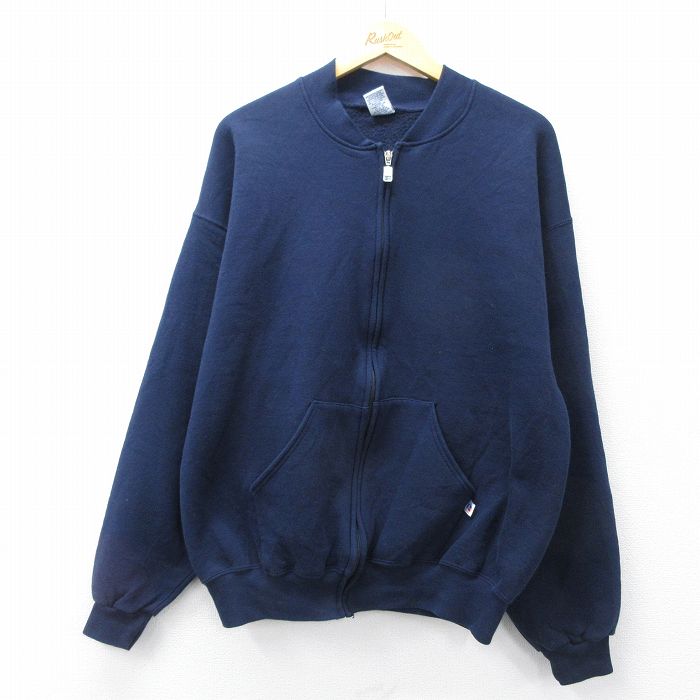 ラッセル 00s 長袖スウェット ネイビー L | 古着