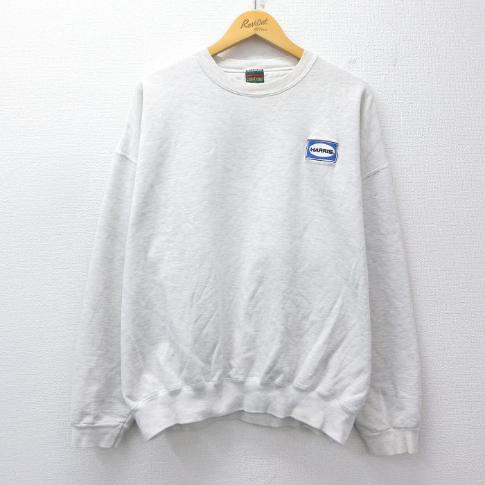90s 長袖スウェット HARRIS グレー XL | 古着