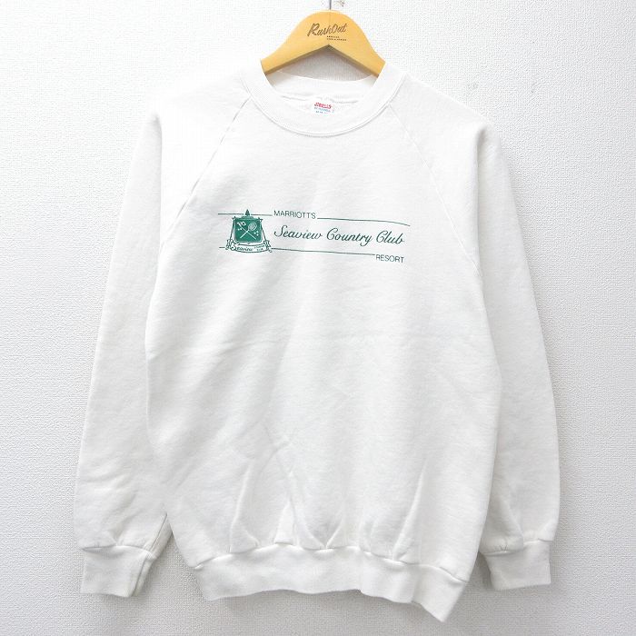 ジャージーズ 80s 長袖スウェット Seaview ホワイト M | 古着