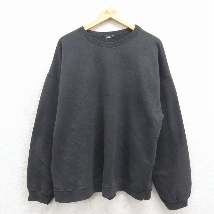 00s 長袖スウェット ブラック XL | 古着