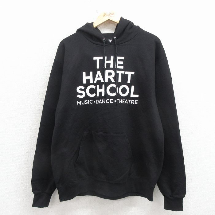 チャンピオン 長袖スウェットパーカー HARTT ブラック L | 古着