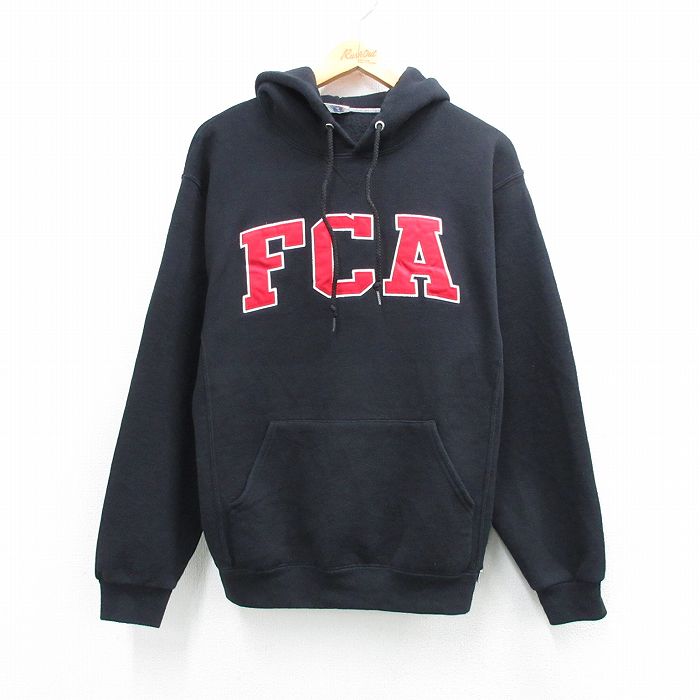 【20％OFF】ラッセル 00s 長袖スウェットパーカー FCA ブラック メンズM相当 | 古着