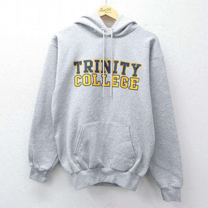 チャンピオン 00s 長袖パーカー TRINITY グレー M | 古着
