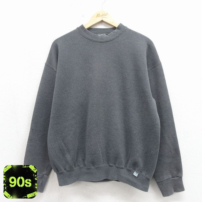 ディスカス 90s 長袖スウェット グレー メンズL相当 | 古着