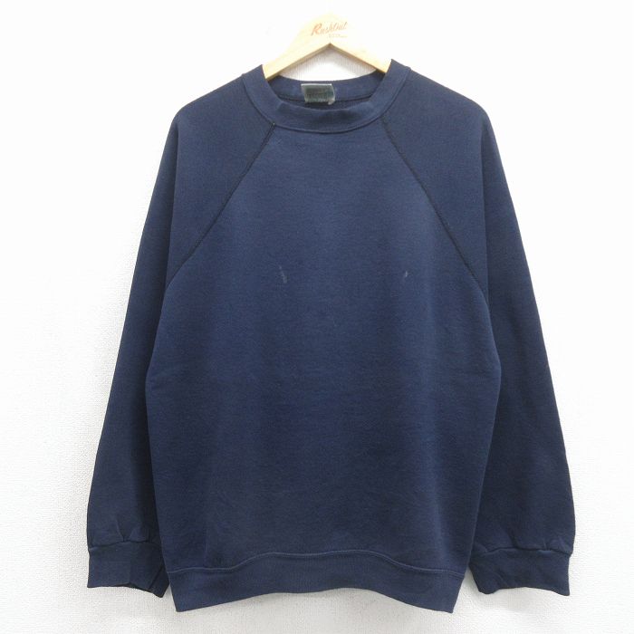 TULTEX 90s ラグランスウェット ネイビー XL | 古着