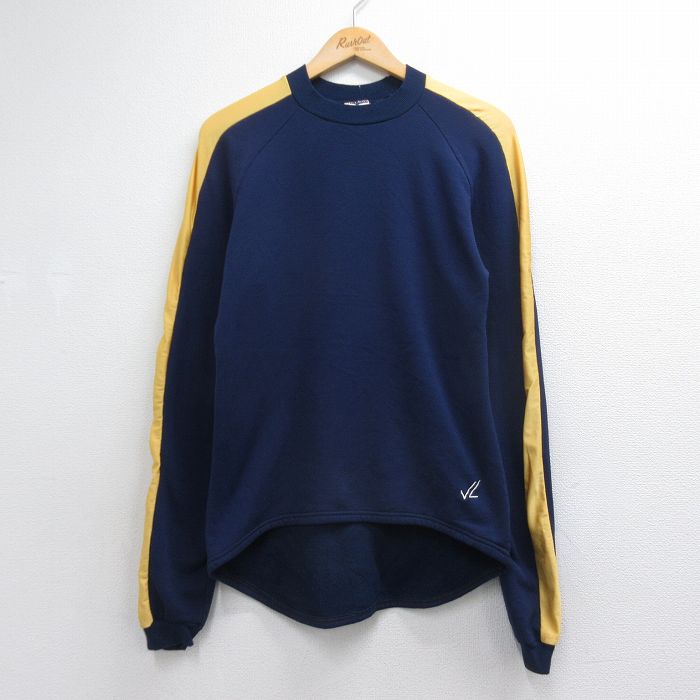 90s ラグラントップス ネイビー メンズS相当 | 古着