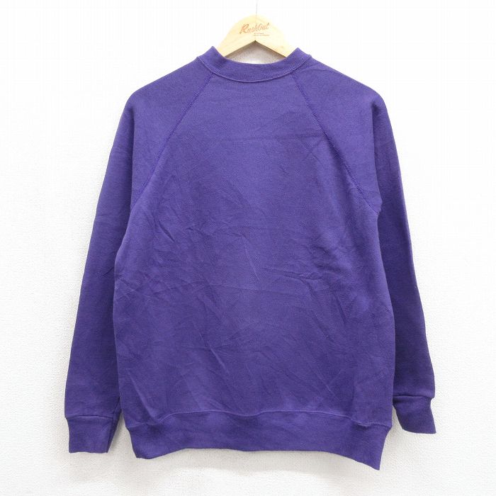 TULTEX 90s 長袖スウェット ラグラン パープル メンズM相当 | 古着