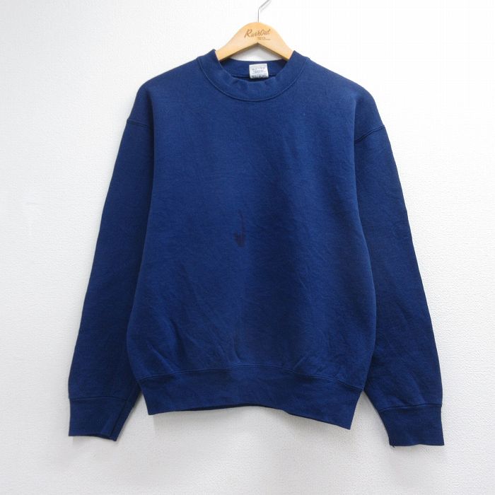 BVD 90s 長袖スウェット ネイビー メンズM相当 | 古着
