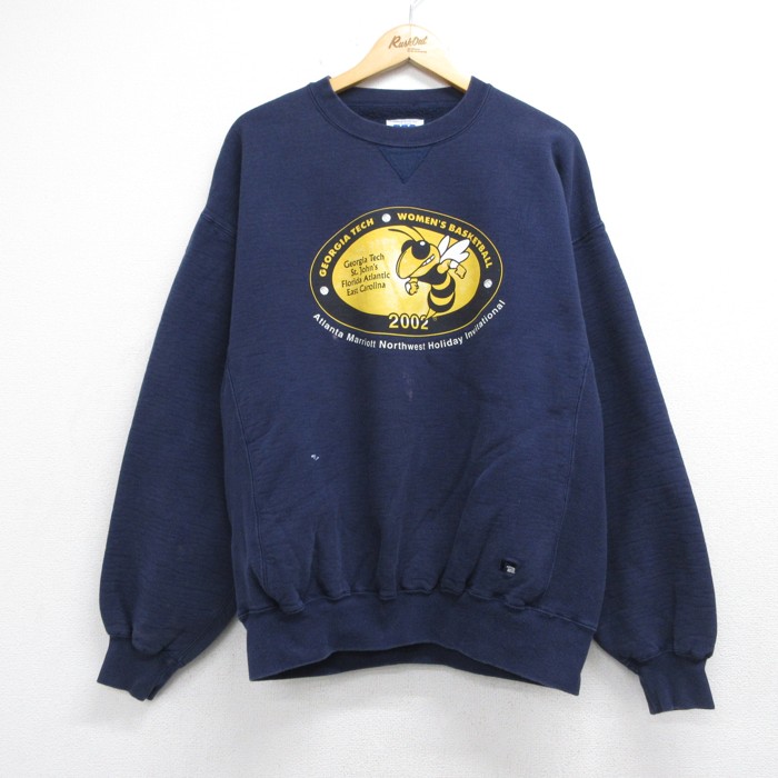 古着通販 XL☆古着 ラッセル Russell Athletic 長袖 スウェット メンズ