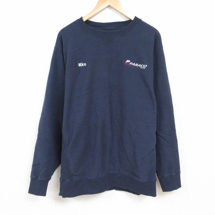 Wear Guard 00s 長袖スウェット パラコガス ネイビー XL | 古着