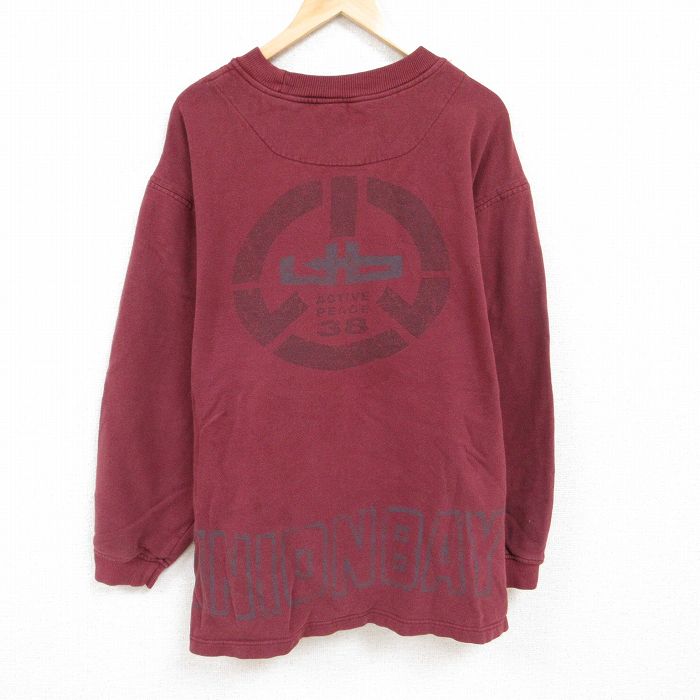 【50%OFF】ユニオンベイ 00s 長袖スウェット エンジ XL | 古着