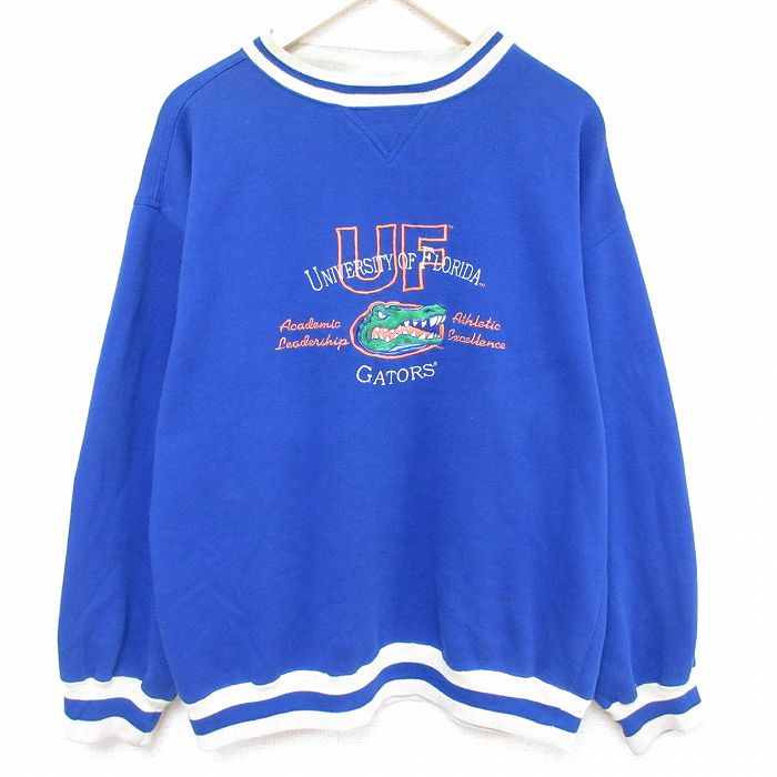 00s 長袖スウェット フロリダゲイターズ ブルー L | 古着