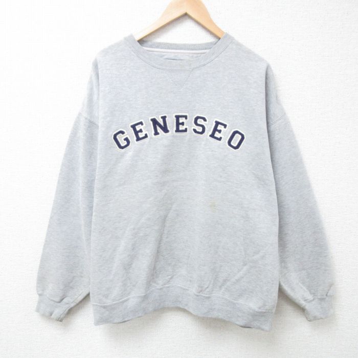 00s 長袖スウェット GENESEO グレー XL | 古着