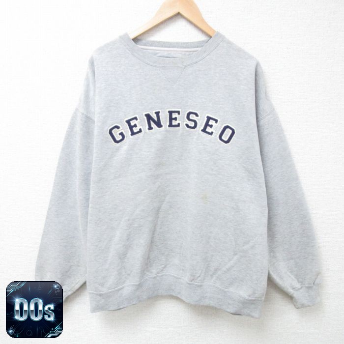 00s 長袖スウェット GENESEO グレー XL | 古着