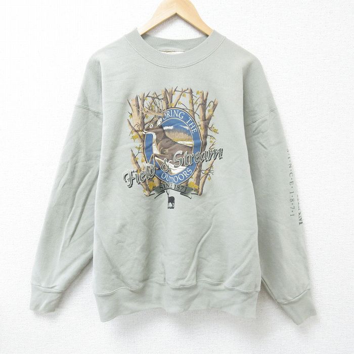 【50%OFF】00s 長袖スウェット グリーン XL | 古着