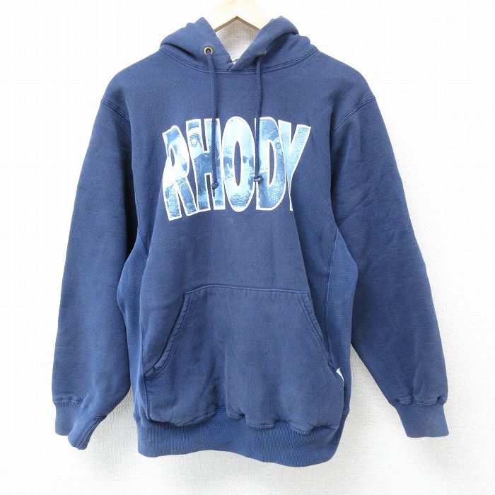 【50%OFF】XL★古着 ケルスポーツ 長袖 スウェット パーカー メンズ 90年代 90s ロードアイランド カレッジ 大きいサイズ USA製 紺 ネイビー 24aug24 中古 スエット トレーナー トップス