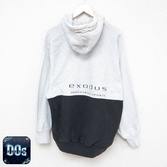 00s 長袖パーカー exodus グレー XL | 古着
