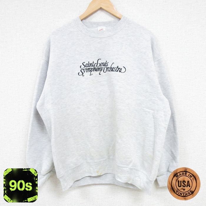 ジャージーズ 90s 長袖スウェット セントルイス グレー L | 古着