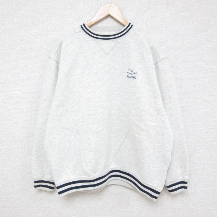 00s 長袖スウェット クマ グレー XL | 古着