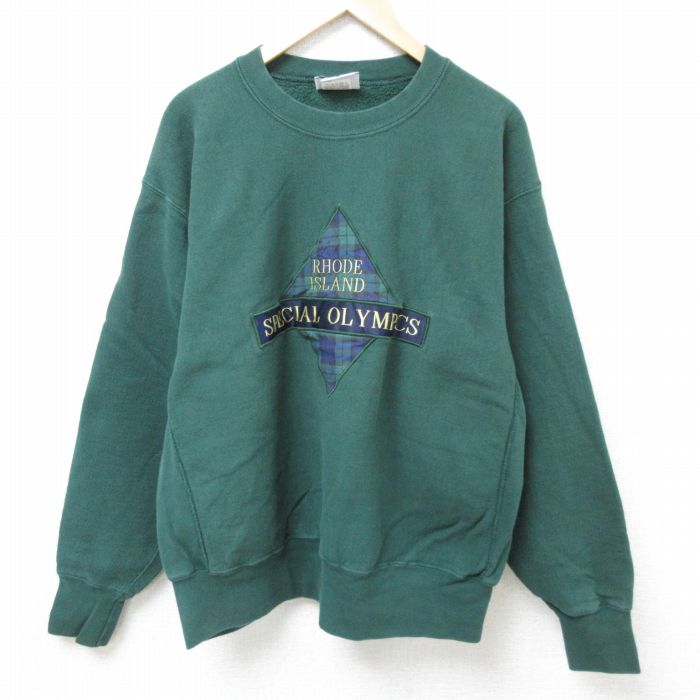 リー 00s 長袖スウェット オリンピック濃グリーン XL | 古着