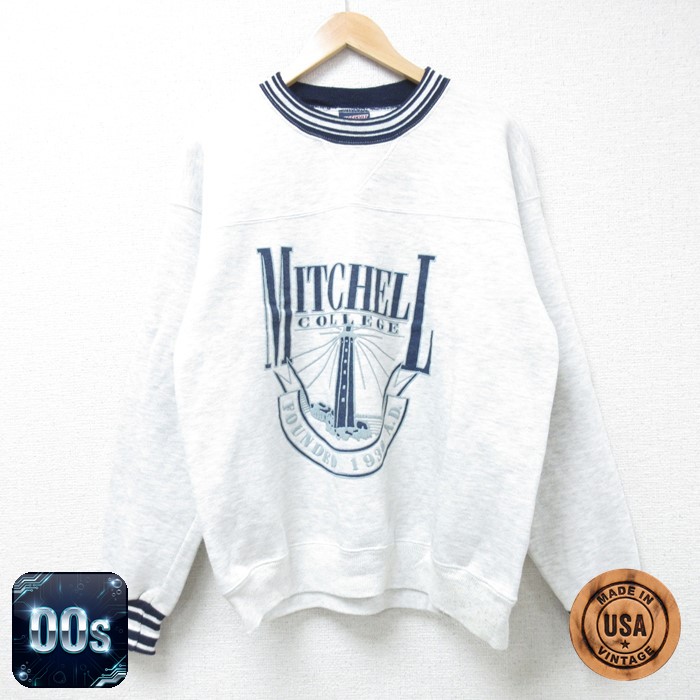 ジャンスポーツ 00s 長袖スウェット MITCHELL グレー M | 古着