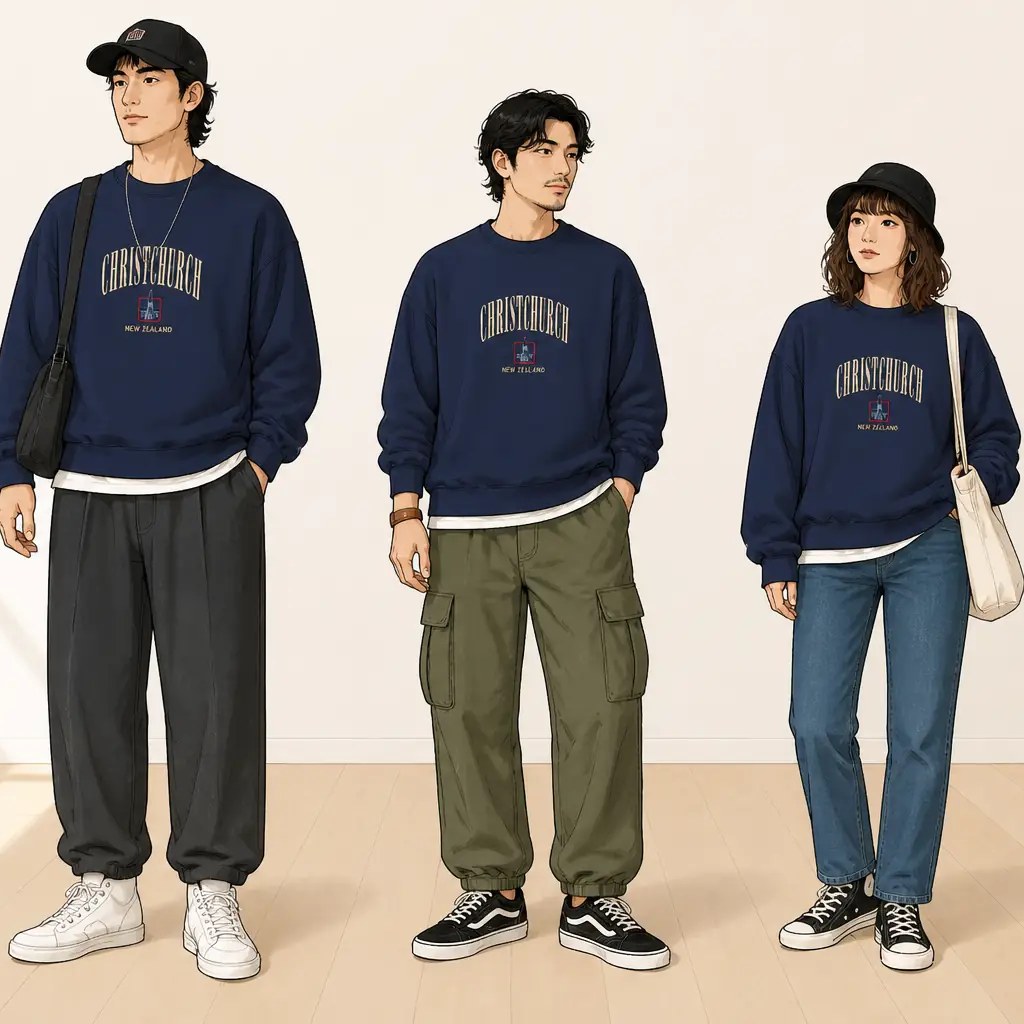 古着通販 L☆古着 長袖 スウェット メンズ 00年代 00s クライスト
