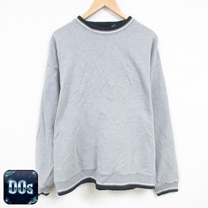 【50%OFF】ギャップ 00s 長袖スウェット グレー メンズXL相当 | 古着