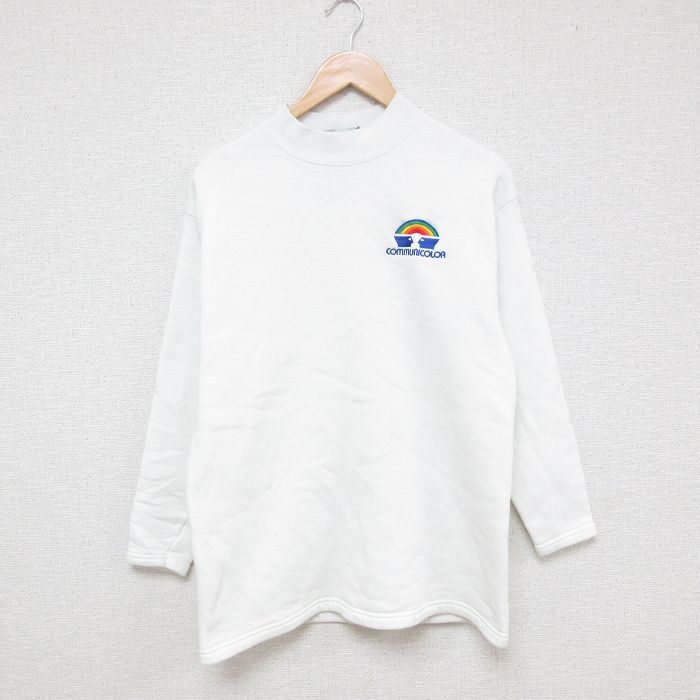 リー 90s 長袖スウェット 虹 ホワイト S | 古着